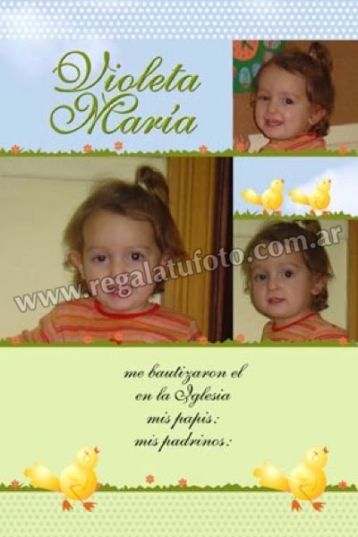 Bautismos - BA0104 Bautismos - BA0104 | Imagen del modelo