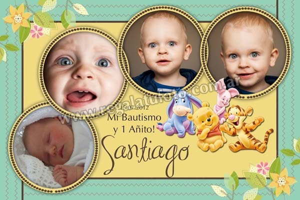 Bautismo Winnie Pooh Bebe - BA0597 Bautismo Winnie Pooh Bebe - BA0597 | Imagen del modelo